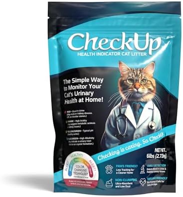 KIT4CAT CheckUp health indicator color-changing cat litter